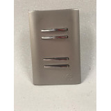 Conjunto Interruptor Quadruplo Paralelo (Especial) 4x2 - Novara Aço Cromado